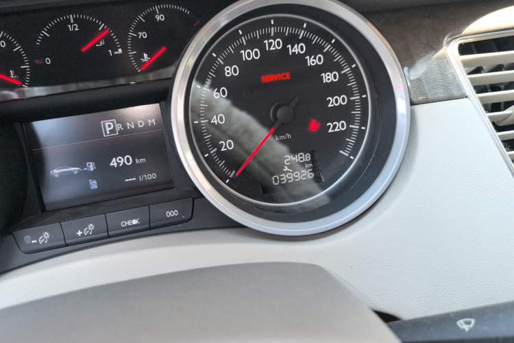 Used Peugeot 508 2011 2.3L Automatic Flagship Edition Odometer Close Up