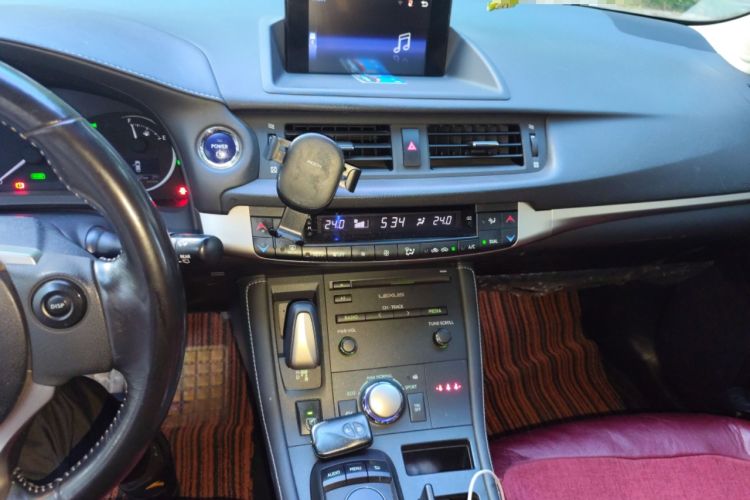 Used Lexus CT 2014 CT200h Comfort Edition Monochrome Audio And AC Panel