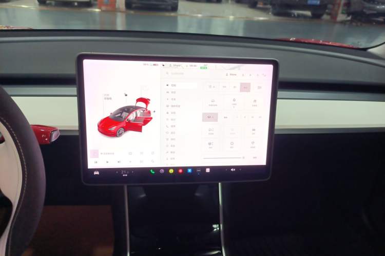 Used Tesla Model 3 2020 Standard Range Rear-Wheel Drive Upgraded Version Audio And AC Panel