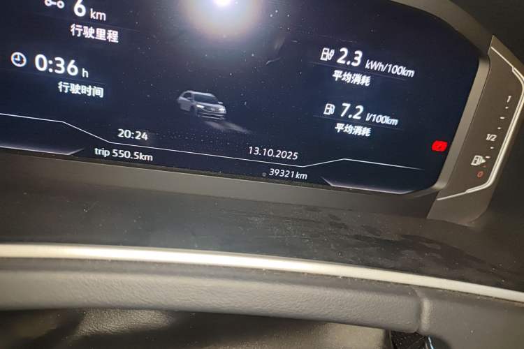 Used Volkswagen Tayron GTE Plug-in Hybrid 2023 280TSI Luxury Plus Advanced Edition Odometer Close Up