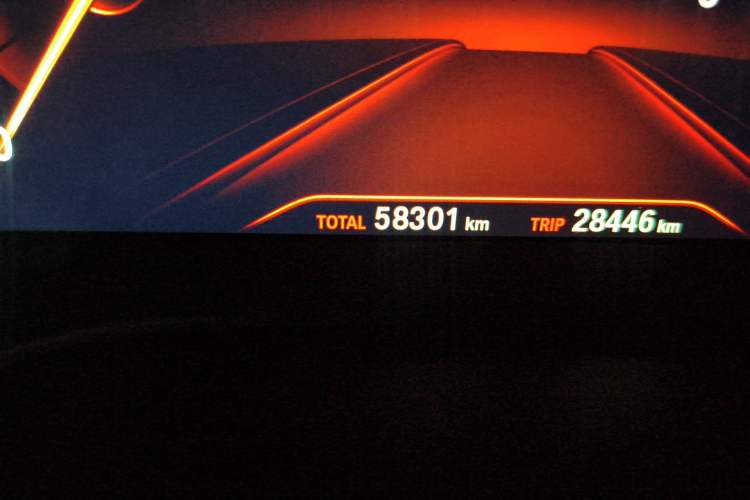 Used BMW 5 Series 2019 Updated 530Li xDrive Luxury Package Odometer Close Up