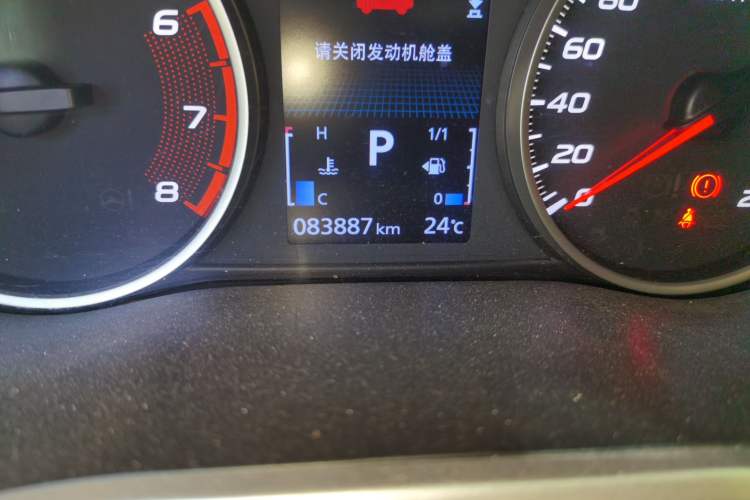 Used Mitsubishi Eclipse Cross 2021 1.5T CVT Four-Wheel Drive Passion Edition Odometer Close Up