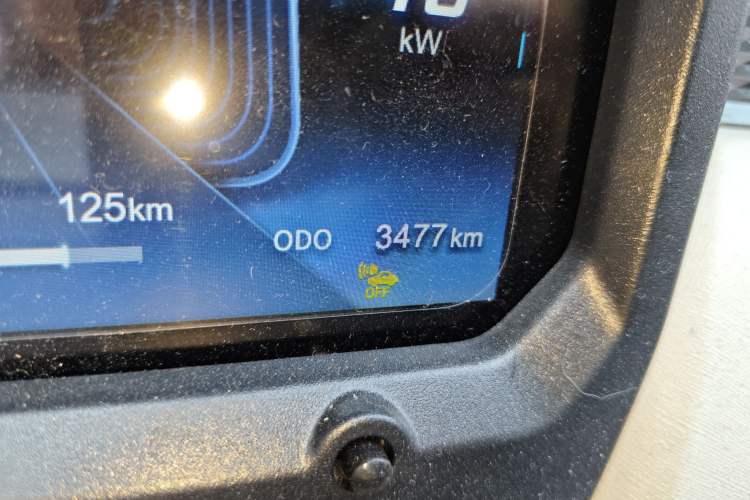 Used Chery QQ Ice Cream 2025 155km Sundae Edition Odometer Close Up