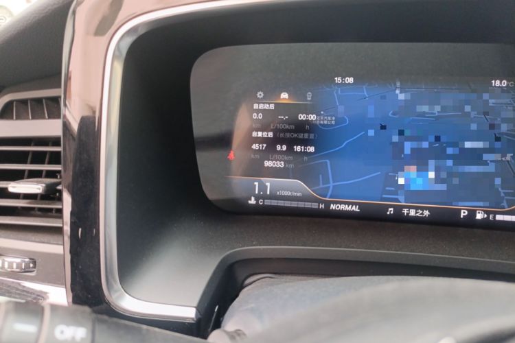 Used GAC Trumpchi M8 2021 Master Series 390T Prestige Edition Odometer Close Up