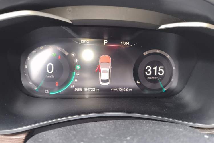 Used BAIC Beijing EU5 2018 R500 Smart Wind Edition Instrument Cluster