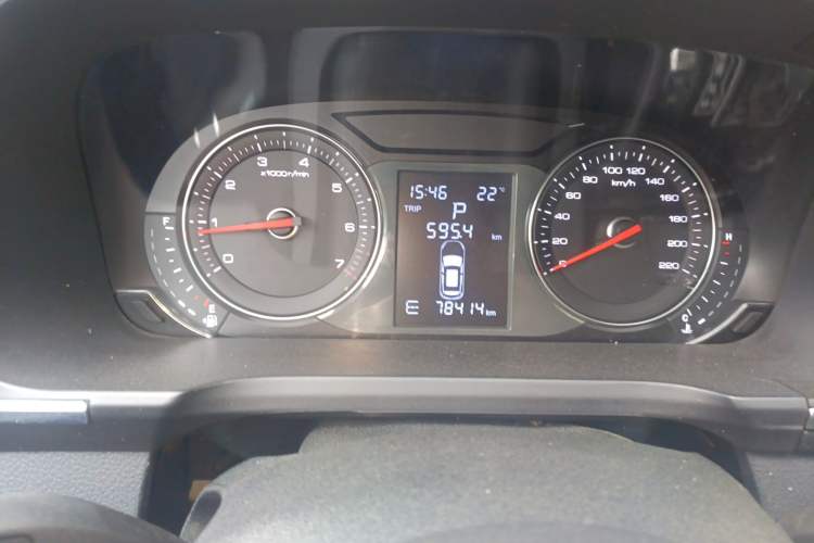 Used Zotye T600 Coupe 2017 1.5T Automatic Luxury Model Instrument Cluster