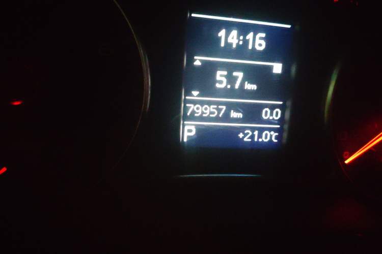 Used Audi A1 2016 30 TFSI Sportback Design Fashion Edition Odometer Close Up