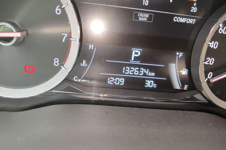 Used Honda UR-V 2017 370TURBO 2WD Prestige Edition China V Odometer Close Up