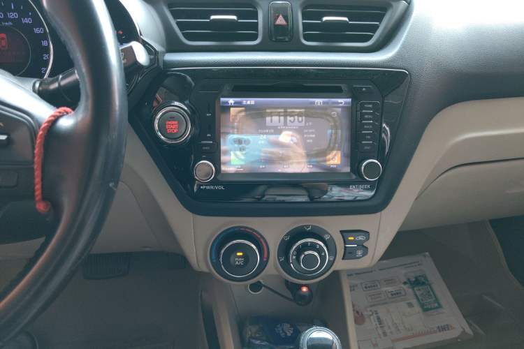 Used Kia K2 2012 Sedan 1.6L Automatic Transmission Premium Commemorative Edition Audio And AC Panel