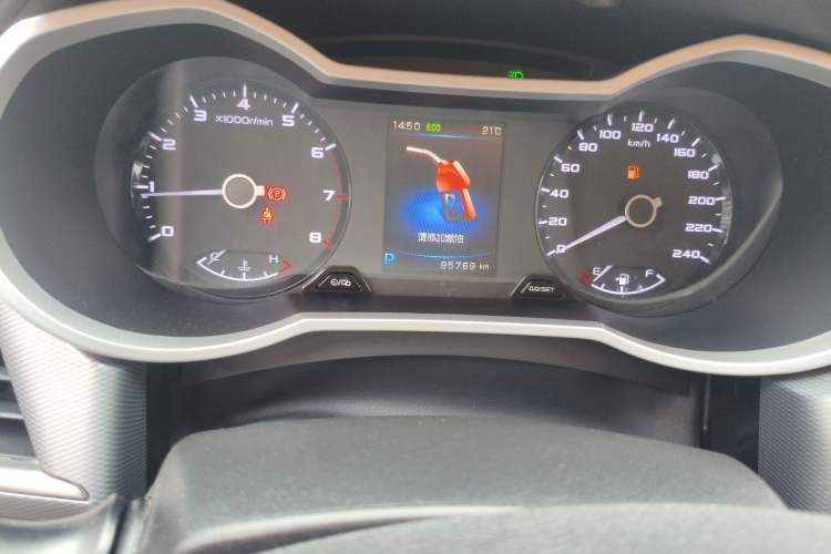 Used Geely Auto Emgrand GL 2018 1.8L DCT Elite Smart Connectivity Version Odometer Close Up