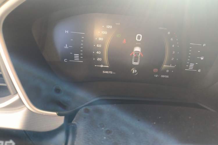 Used Geely Auto Vision X6 2020 1.4T CVT Asian Games Edition Odometer Close Up