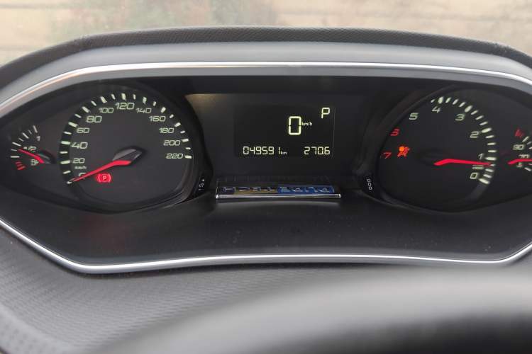 Used Peugeot 308 2016 230THP Automatic Luxury Edition Odometer Close Up