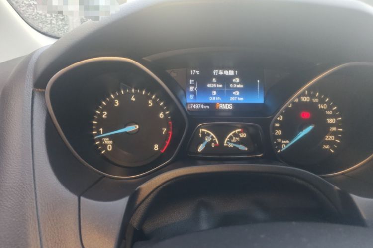 Used Ford Focus 2017 Hatchback EcoBoost 180 Automatic Elite Model Odometer Close Up