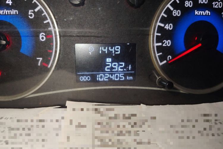 Used Dongfeng Fengon 330 2014 1.5L Manual Utility Version DK15 Odometer Close Up