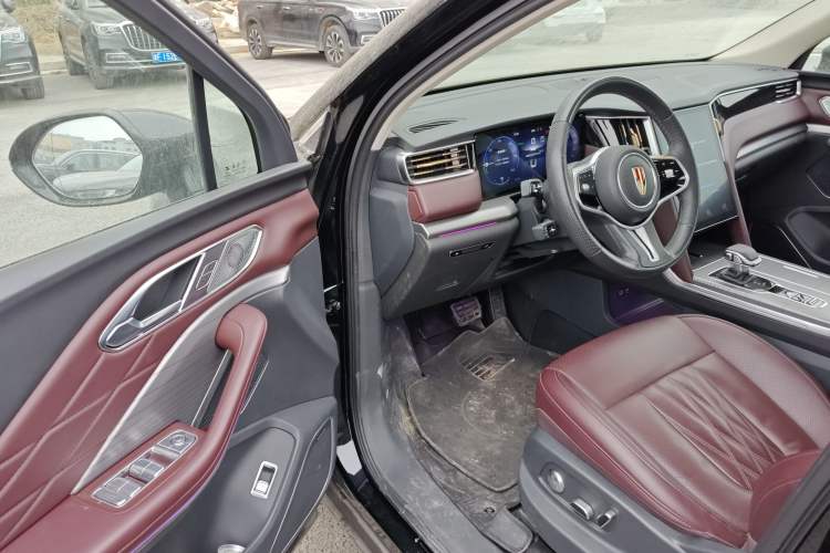 Used Hongqi HS7 PHEV 2024 2.0T PHEV Four-Wheel Drive Flagship Edition 7 Seats Driver Seat