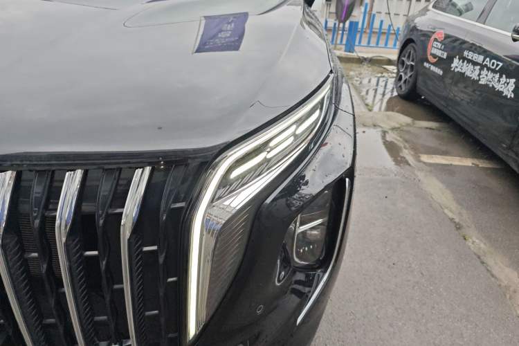 Used Hongqi HS7 PHEV 2025 Model 2.0T PHEV Four-Wheel Drive 2 Million Units Commemorative Edition 6-Seater Left Front Headlight