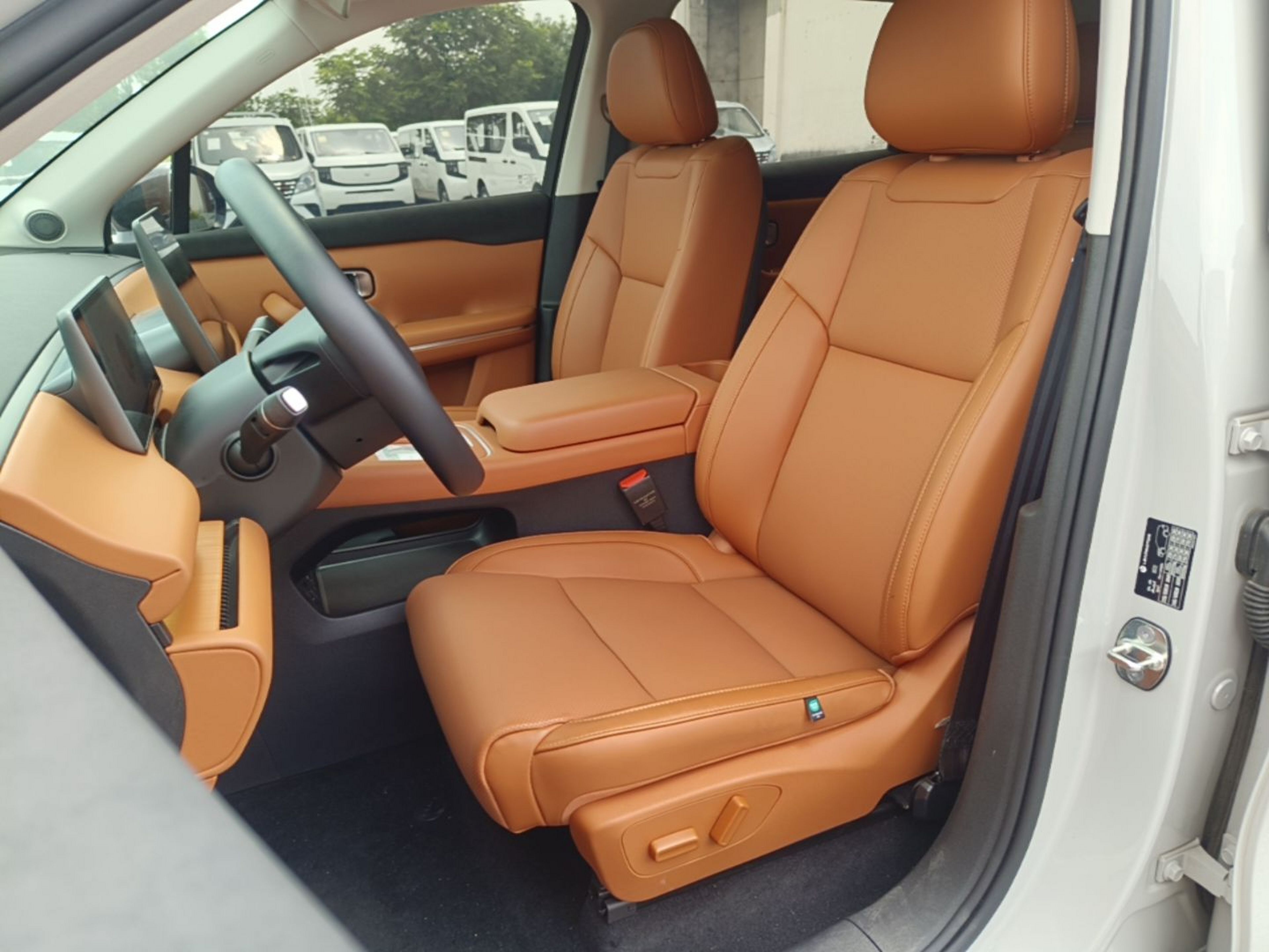 Vordere Reihe im Auto