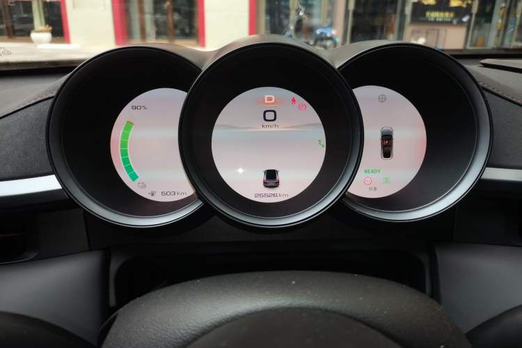 Used ORA Lightning Cat 2024 Dark Night Edition 555km Prestige Version Instrument Cluster