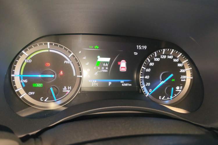 Used Toyota Highlander 2022 Dual-Engine 2.5L 4x4 Elite Edition 7-Seater Instrument Cluster