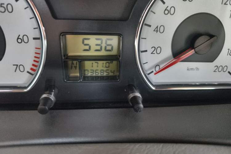 Used Citroen Elysee 2011 Sedan 1.6L Automatic Tech Model Odometer Close Up