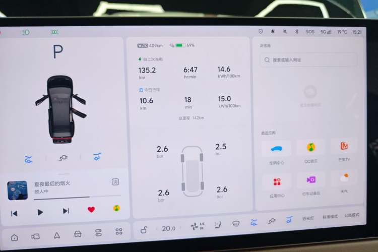 Used Li Auto i6 2025 Model Two-Wheel-Drive Standard Type Instrument Cluster