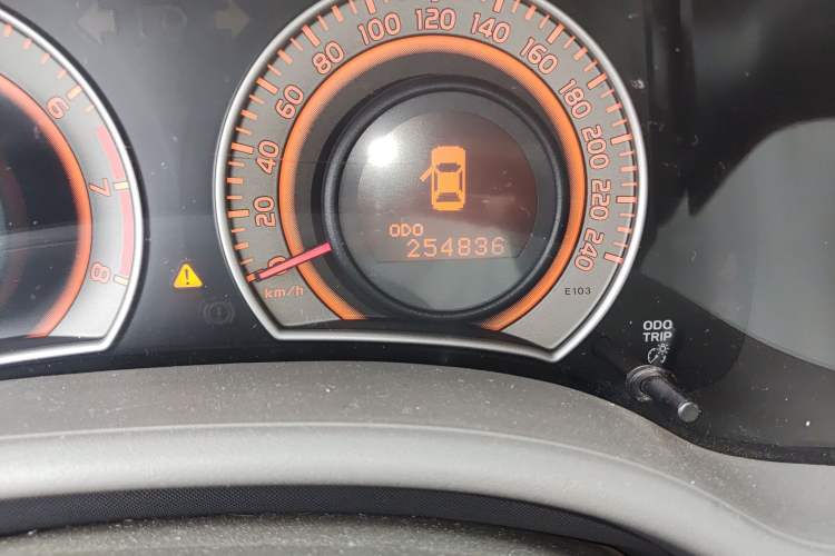 Used Toyota Corolla 2008 1.8L Automatic GL-i Sunroof Special Edition Odometer Close Up