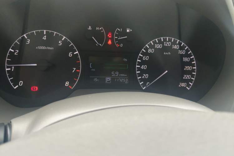 Used Nissan Sylphy 2012 1.8XE CVT Comfort Edition Odometer Close Up