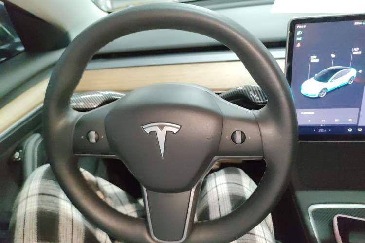Used Tesla Model 3 2021 Standard Range Rear-Wheel Drive Upgraded Version 3D6 Steering Wheel