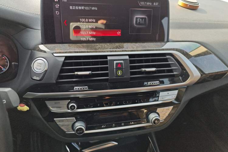 Used BMW X3 2018 xDrive30i Luxury Edition M Sport Package China VI Audio And AC Panel