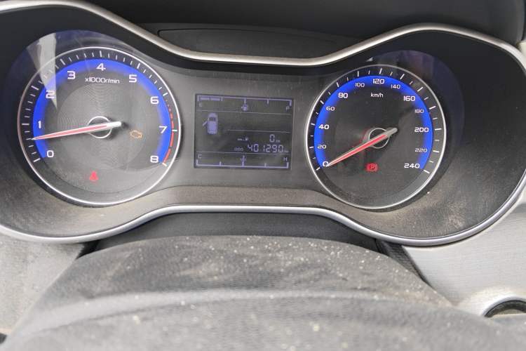 Used Geely Auto Vision  Odometer Close Up