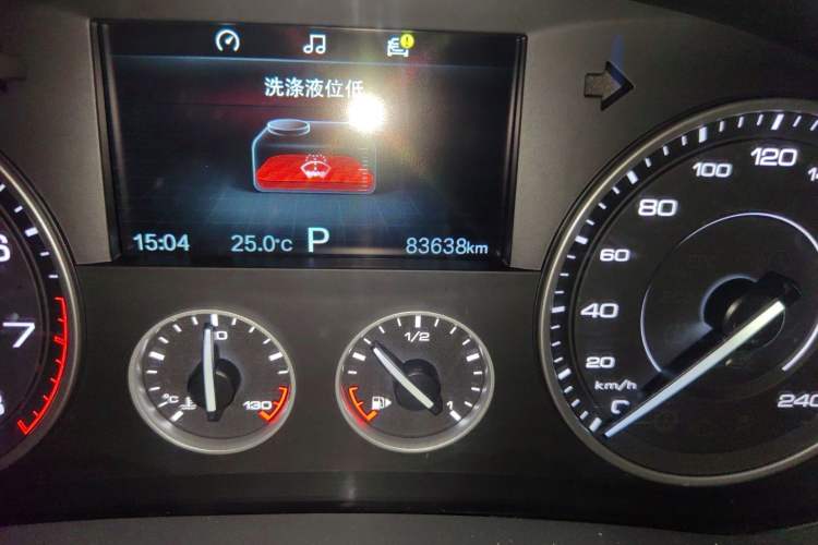 Used BORGWARD BX6 2018 28T Four-Wheel Drive GT Extreme Style Odometer Close Up