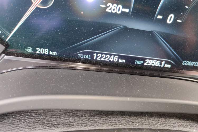 Used BMW X3 2018 xDrive25i M Sport Package China V Odometer Close Up