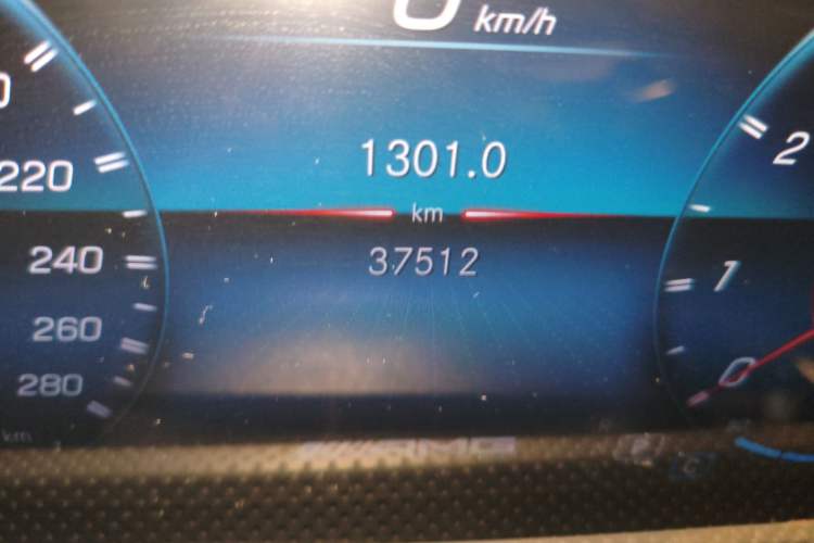 Used Mercedes-Benz A AMG 2022 AMG A 35 4MATIC Odometer Close Up