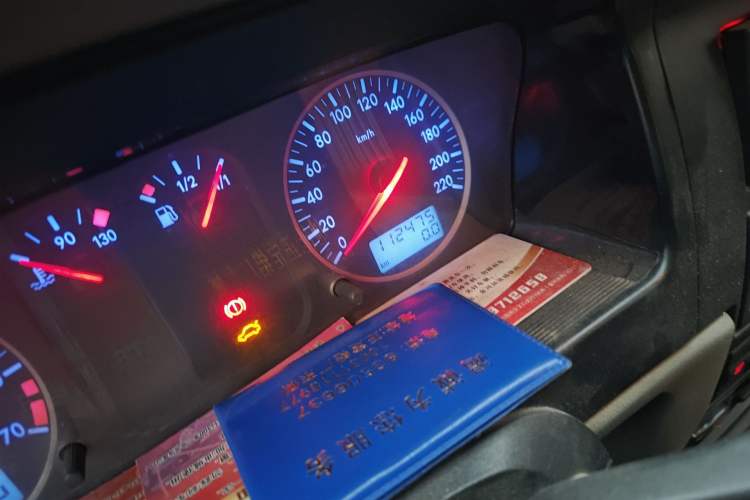 Used Volkswagen Santana  Odometer Close Up