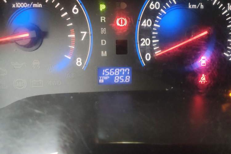 Used Mazda 8 2011 2.3L Deluxe Edition Odometer Close Up