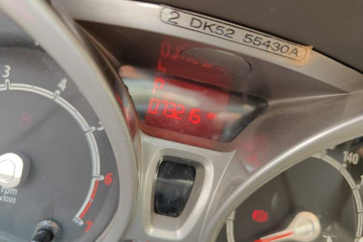 Used Ford Fiesta 2011 Hatchback 1.5L Automatic Fashion Edition Odometer Close Up