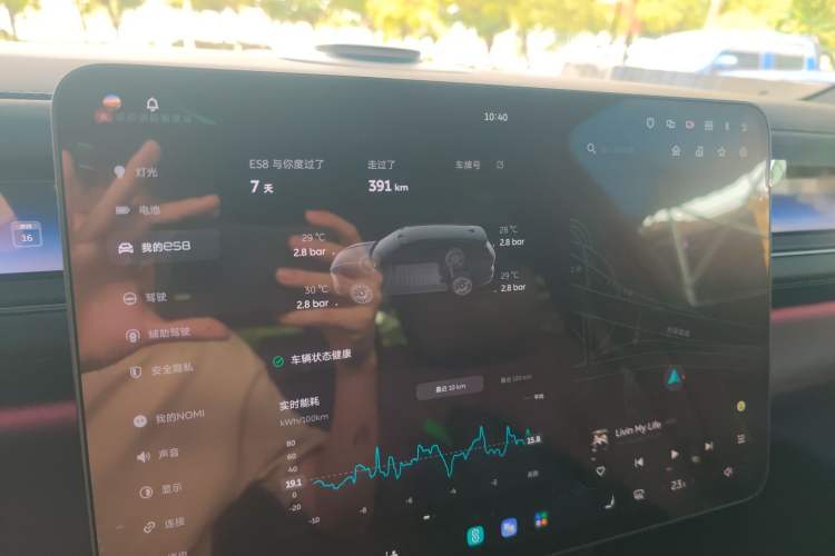 Used Nio ES8 2026 Model 6-seat Executive Luxury Edition Instrument Cluster