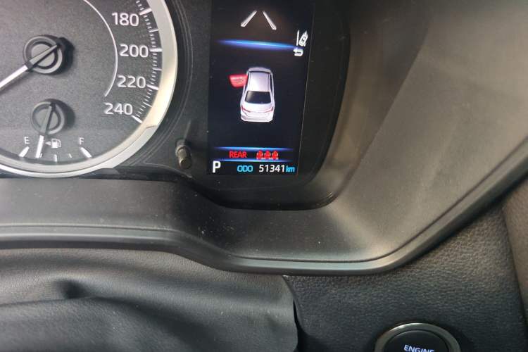 Used Toyota Corolla 2019 1.2T S-CVT GL-i Elite Edition Odometer Close Up