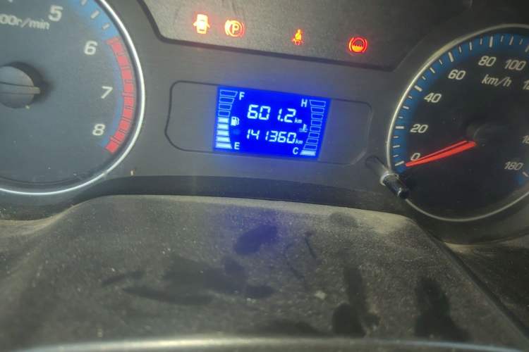 Used CHANGAN KAICHENG Shenqi F30 2019 1.5L Comfort Edition China VI Dual-Cab Short-Wheelbase DAM15KL Odometer Close Up