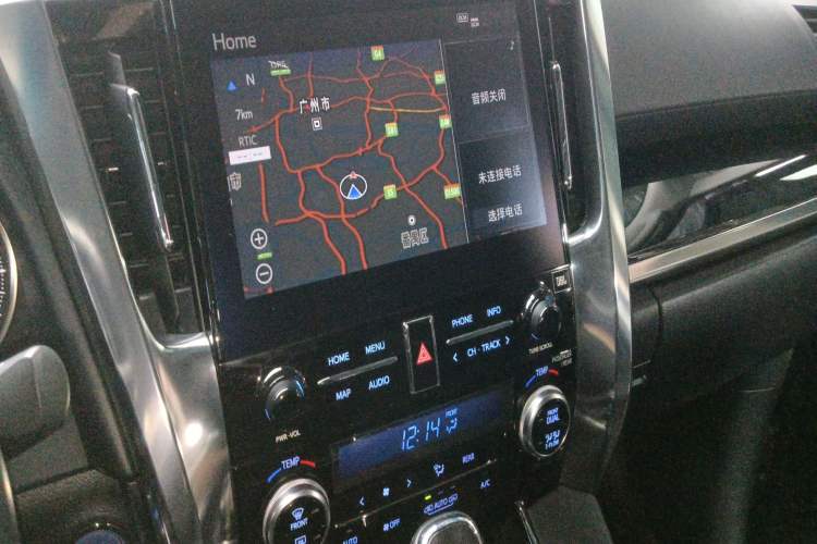 Used Toyota Vellfire 2020 Dual-Engine 2.5L HV Luxury Edition Audio And AC Panel