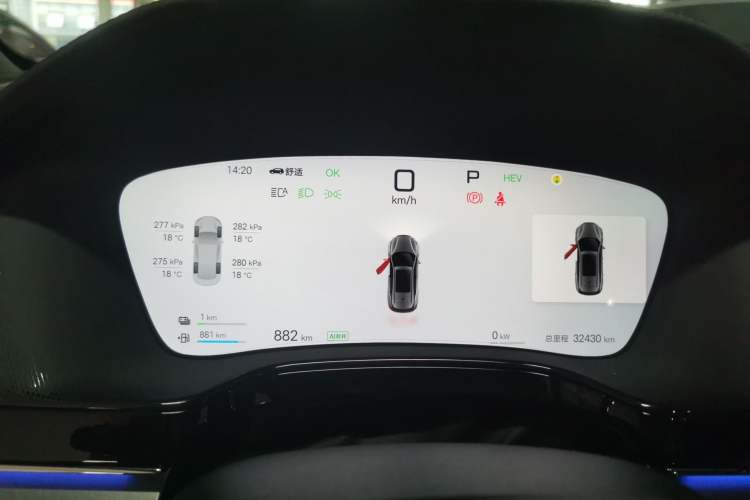 Used BYD Tang New Energy 2025 Intelligent Driving Version DM-i 115KM Prestige Edition Instrument Cluster