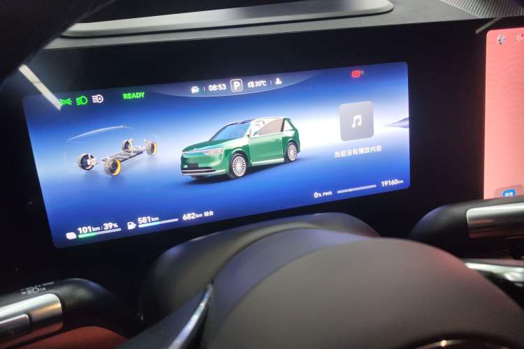 Used Hima AITO M8 2025 Extended-Range Ultra Version 53.4 kWh 6-Seater Edition Instrument Cluster