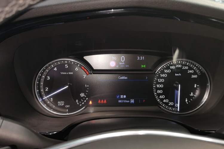 Used Cadillac XT5 2020 28T Four-Wheel Drive Luxury Version Instrument Cluster