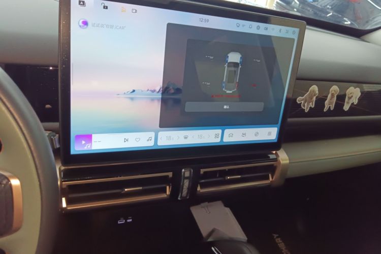 Used iCAR 03 2024 472km Four-Wheel Drive Long-Range Version Audio And AC Panel