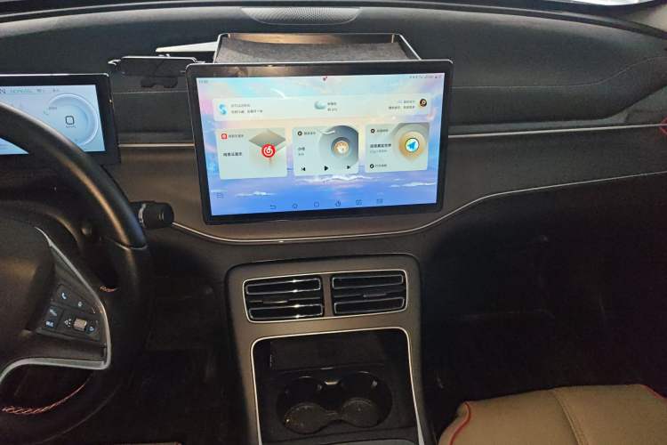 Used BYD Destroyer 05 2022 DM-i 55KM Prestige Model Audio And AC Panel