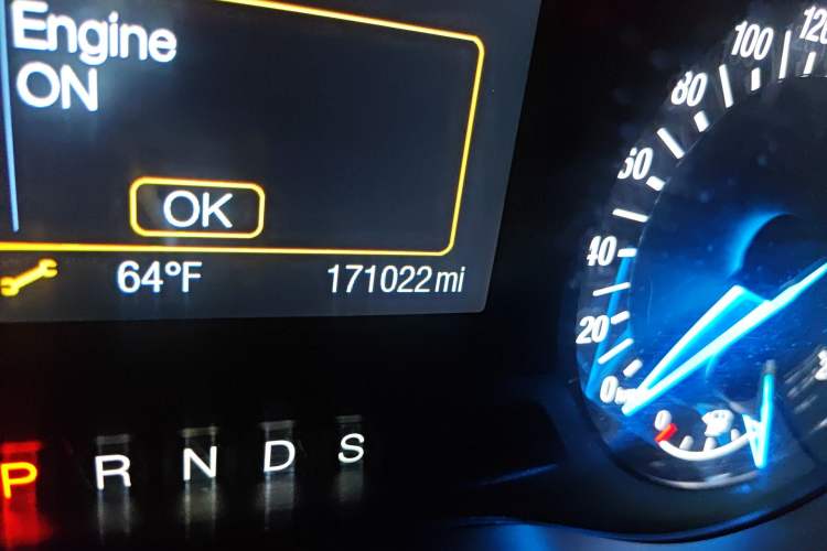 Used Ford Mondeo 2013 1.5L GTDi180 Fashion Edition Odometer Close Up