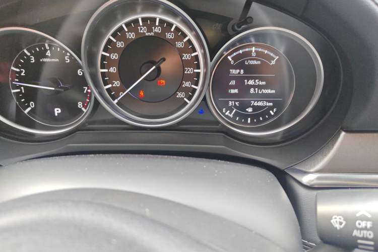 Used Mazda Atenza 2021 2.0L Blue Sky Luxury Edition Odometer Close Up