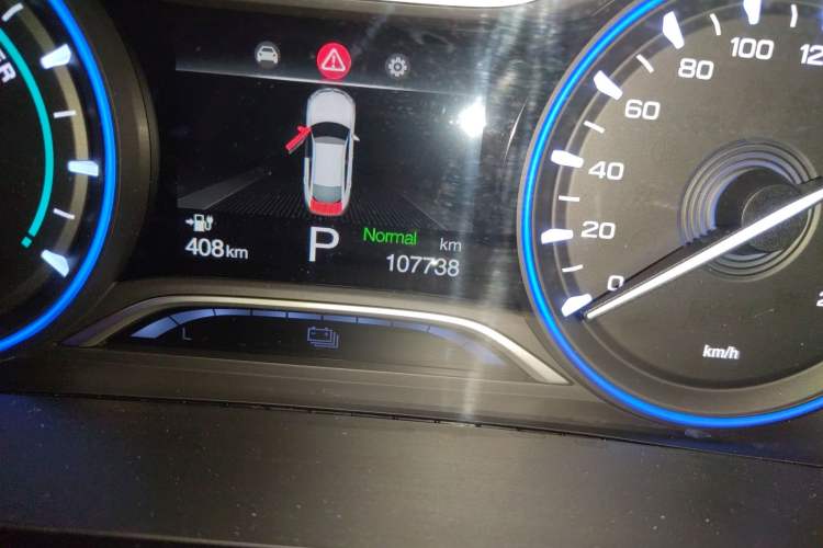 Used AION S 2019 Xuan 530 Odometer Close Up