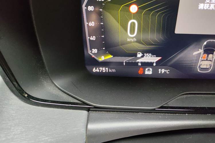 Used Lynk & Co 02 2021 2.0TD Automatic Two-Wheel Drive Zhaoshang Champion Edition Odometer Close Up