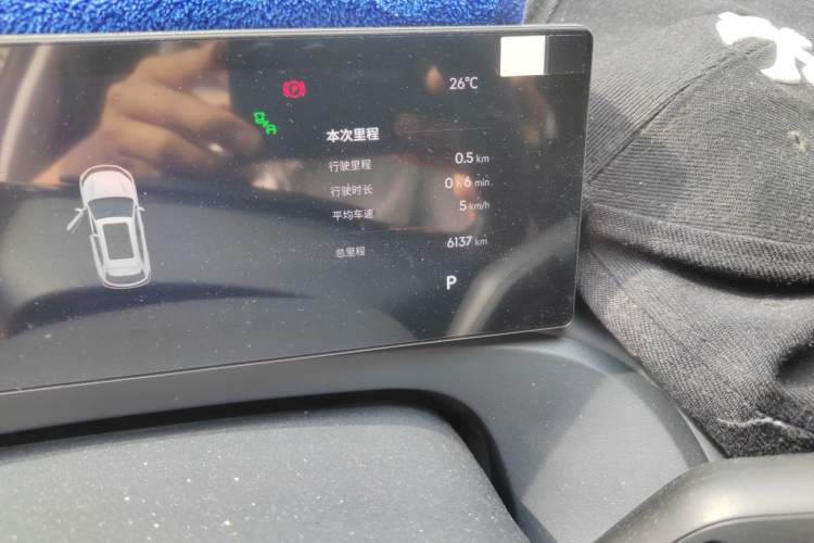 Used Geely Galaxy Xingjian 7 EM-i 2026 Model 135km Leading Edition Odometer Close Up